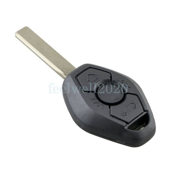 3 Button Remote Key Fob 433MHZ Uncut Blade Replace For BMW E46 E39 3 5 7 Series