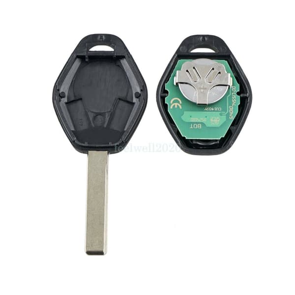 3 Button Remote Key Fob 433MHZ Uncut Blade Replace For BMW E46 E39 3 5 7 Series