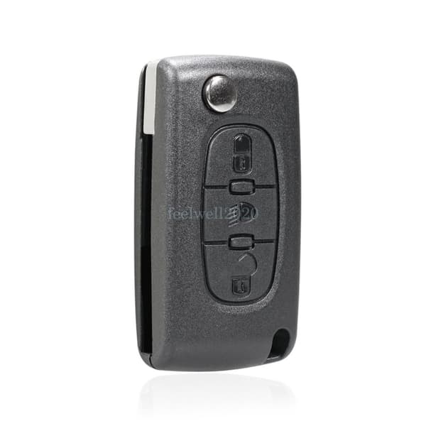 For Citroen C4 Grand Picasso 2010 2011 2012 2013 Light Flip Remote Key Fob Case