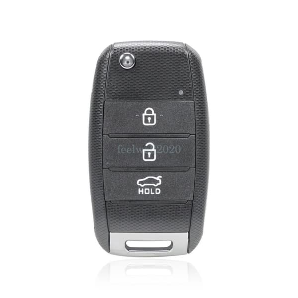 3 Button Remote Flip Key Fob Case For KIA Sportage CEED Sorento Rio Soul Optima