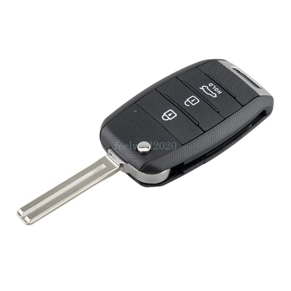 3 Button Remote Flip Key Fob Case For KIA Sportage CEED Sorento Rio Soul Optima
