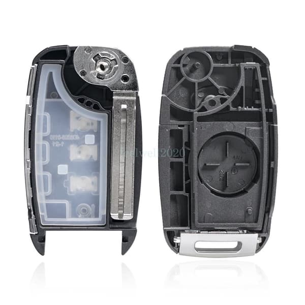 3 Button Remote Flip Key Fob Case For KIA Sportage CEED Sorento Rio Soul Optima