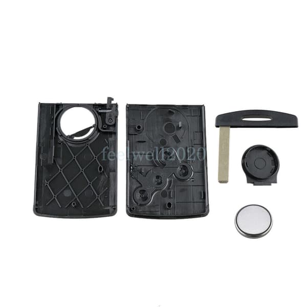 4 Button For Renault Laguna Megane Clio Scenic Smart Key Card Key Shell Battery