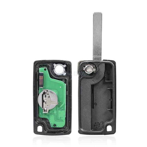 3 Button Light Remote Key Fob VA2 433Mhz For Citroen C2 C3 C4 C5 Grand Picasso