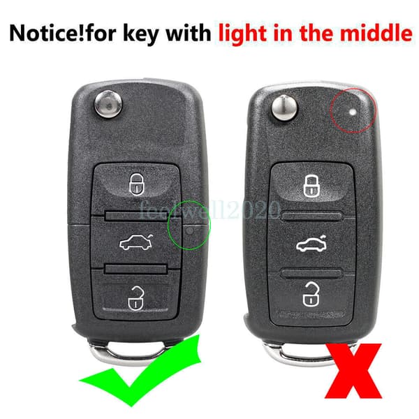 Upgrade 3 Button Flip Key Fob Case Cover For VW Passat Golf Polo MK7 Beetle Bora