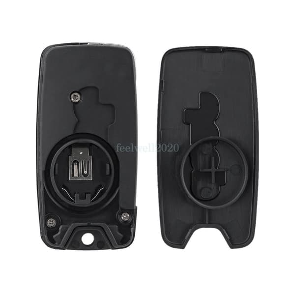 4 Buttons Car Flip Remote Key Fob Case For Jeep Renegade 2014-2021 & Wrangler