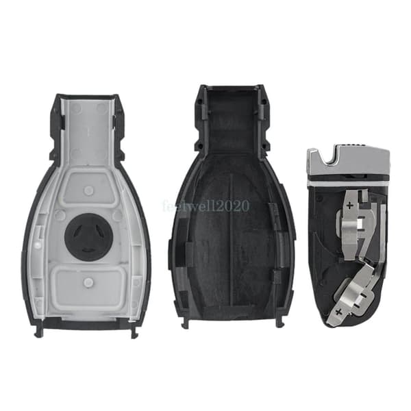 2 Button Smart Key Fob For Mercedes Benz A C E S ML SLK Class Remote Case +Blade