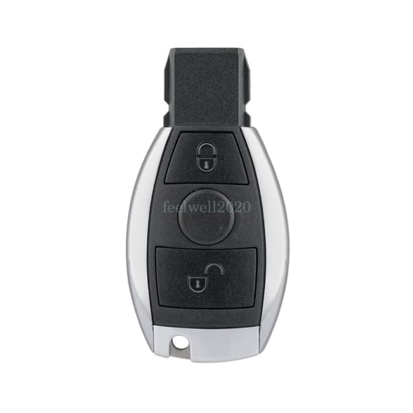 2 Button Smart Key Fob For Mercedes Benz A C E S ML SLK Class Remote Case +Blade