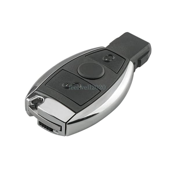 2 Button Smart Key Fob For Mercedes Benz A C E S ML SLK Class Remote Case +Blade