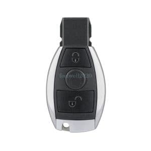2 Button Smart Key Fob For Mercedes Benz A C E S ML SLK Class Remote Case +Blade