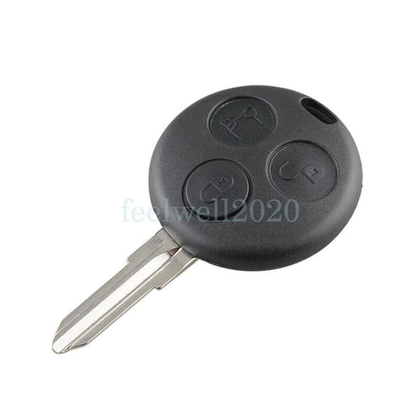 For Smart K City Fortwo Roadster Forfour Car Remote Key 3 Button Fob Chip 433MHz