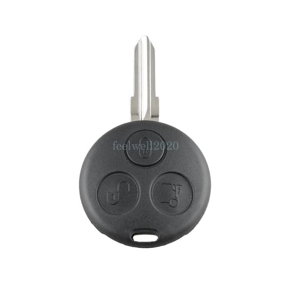 For Smart K City Fortwo Roadster Forfour Car Remote Key 3 Button Fob Chip 433MHz