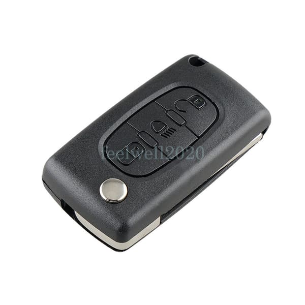 For Citroen C4 Grand Picasso C5 C6 C8 Light 3 Button Flip Remote Key Fob Case