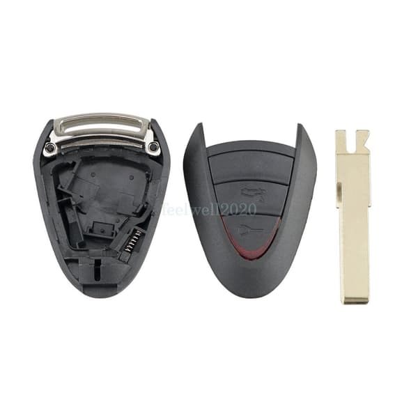 For Porsche Boxster S 911 997 996 Carrera Cayenne 2 Button Remote Key Fob Case