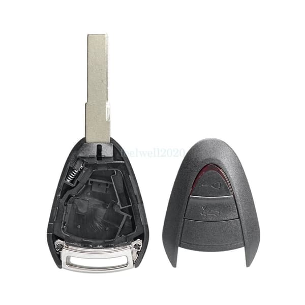 For Porsche Boxster S 911 997 996 Carrera Cayenne 2 Button Remote Key Fob Case