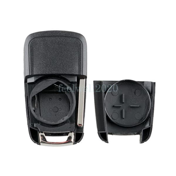 2 Button Key Fob Case + Battery For Vauxhall Opel Astra J Insignia Zafira Corsa