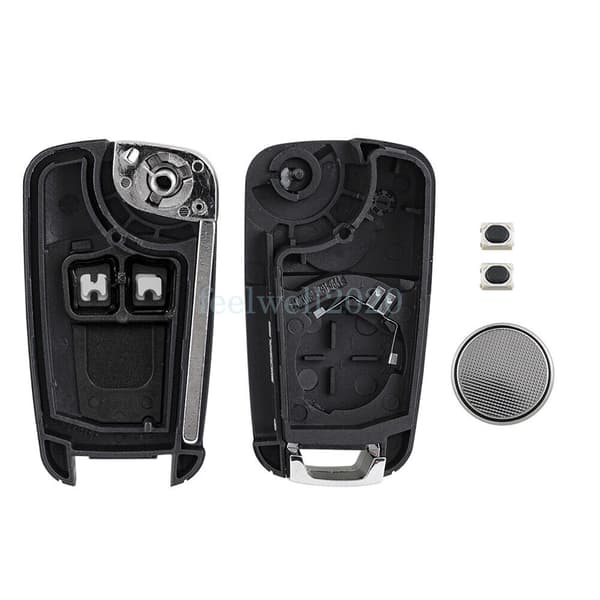2 Btn Flip Key Fob Case For Opel Vauxhall Astra Meriva 2010 2011 2012 2013 2014