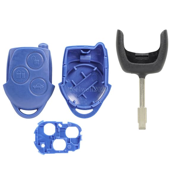 3 Button Key Fob Case Shell Cover For Ford Transit Connect Vans MK7 2006 - 2014