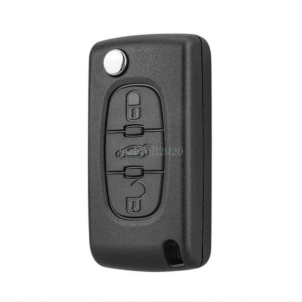 3 Button Remote Flip Key Fob Case HU83 For Citroen C3 Picasso Dispatch C2 C4 C8
