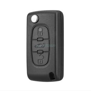 3 Button Remote Flip Key Fob Case HU83 For Citroen C3 Picasso Dispatch C2 C4 C8