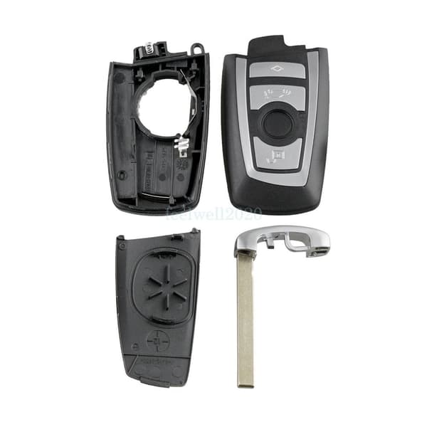 For BMW 1 3 5 7 Series F10 F20 F30 F40 4 Button Remote Key Fob Case Shell Blade