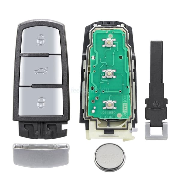 3 Button Car Remote Key Fob For VW Passat CC B6 B7 3C Magotan 3C0959752BA 434Mhz