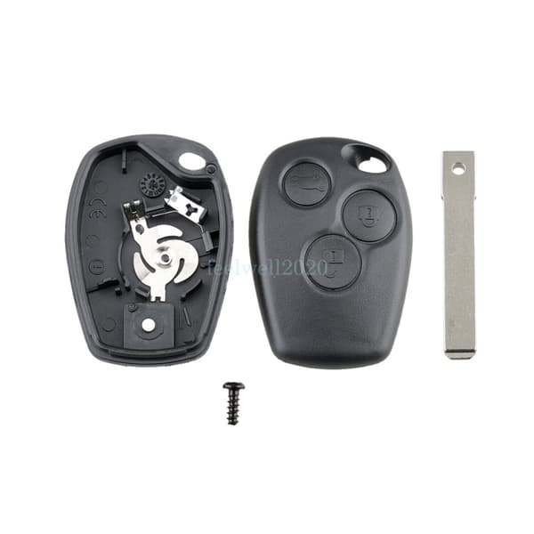 3 Button Remote Key FOB Case Shell For Clio Modus Kangoo Vauxhall Movano Vivaro