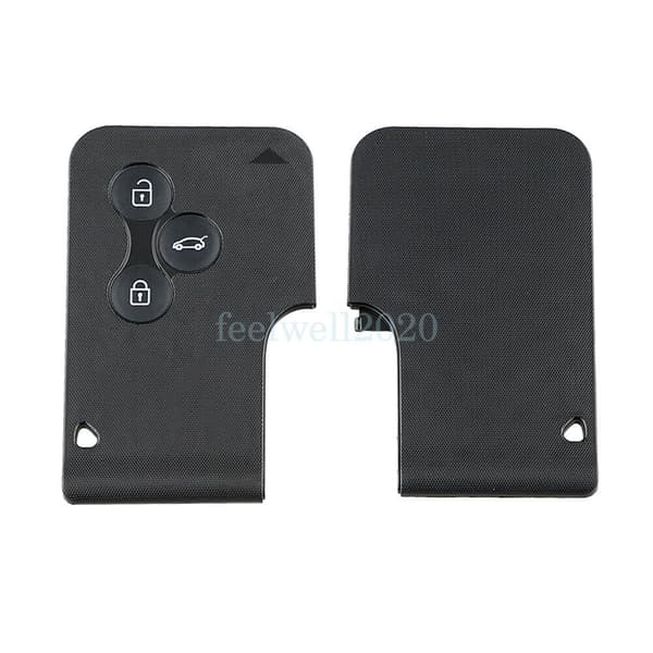 3 Button Card Key Fob Case Cover For Renault Megane Scenic 2 Clio Repair Kit