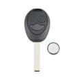 Miniatyrbilde 5 av 7: 2 Button Remote Key Fob Case Cover + Battery CR2032 For BMW Mini Cooper R50 R53