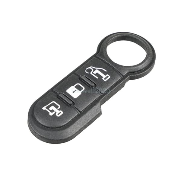 2X 3 Button Key Rubber Pad Fob Case Cover for Fiat 500 Panda Punto Doblo Bravo
