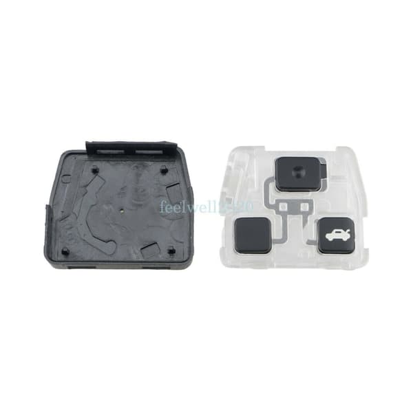 For Toyota Avensis 2004 - 2009 3 Button Remote Car Key Fob Case Cover Repair Kit
