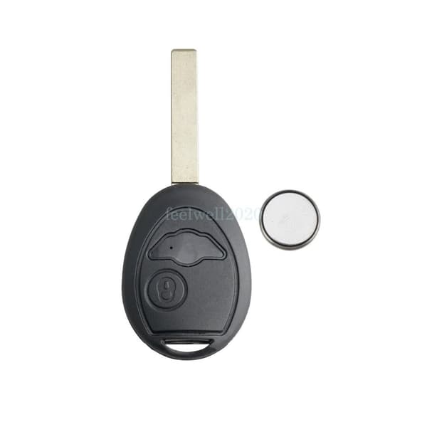 Remote Key Fob Case Battery For BMW Mini Cooper R50 R53 S 2001-2005 Replacement