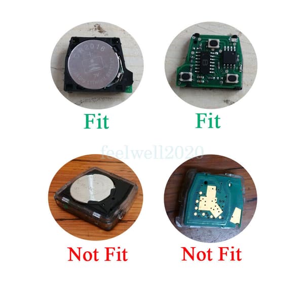 2 Button Remote Key Fob Case TOY43 Blade For Toyota Yaris Corolla RAV4 Hiace UK