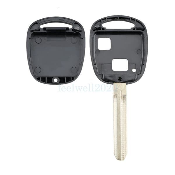 2 Button Remote Key Fob Case TOY43 Blade For Toyota Yaris Corolla RAV4 Hiace UK
