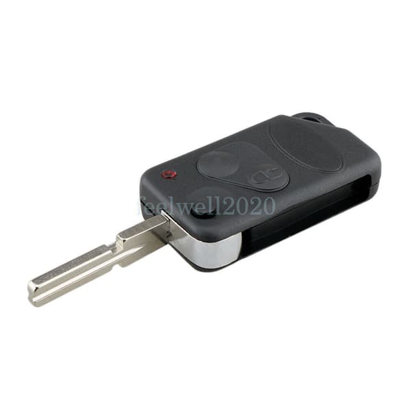 2 Button Flip Car Key Case For Range Rover P38 Land Rover 1994 - 2001 Remote Fob