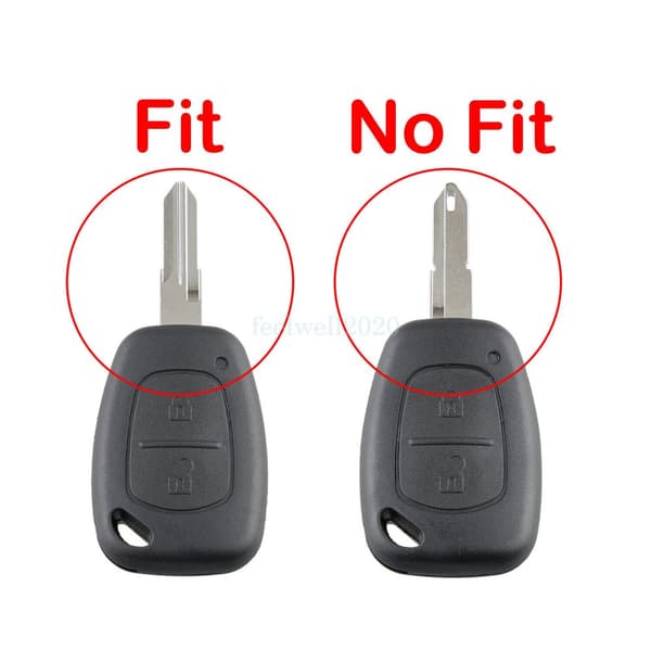 Remote Key Fob 433Mhz For Renault Traffic Kangoo Master 2003 2004 2005 2006 2007
