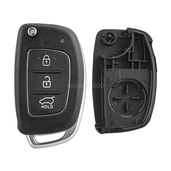 3 Button Key Fob Case For Hyundai i20 2012 2013 2014 2015 2016 2017 2018 2019