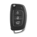 Miniatyrbilde 3 av 7: For Hyundai I10 I20 I40 IX35 Santa Fe 3 Button Remote Flip Key Fob Shell Case