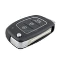 Miniatyrbilde 6 av 7: For Hyundai I10 I20 I40 IX35 Santa Fe 3 Button Remote Flip Key Fob Shell Case