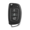 Miniatyrbilde 1 av 7: For Hyundai I10 I20 I40 IX35 Santa Fe 3 Button Remote Flip Key Fob Shell Case