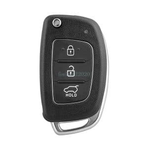 For Hyundai I10 I20 I40 IX35 Santa Fe 3 Button Remote Flip Key Fob Shell Case