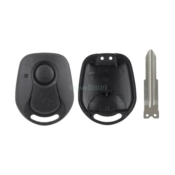 2 Buttons Car Remote Key Fob Shell For Ssangyong Actyon Kyron Rexton Case Cover