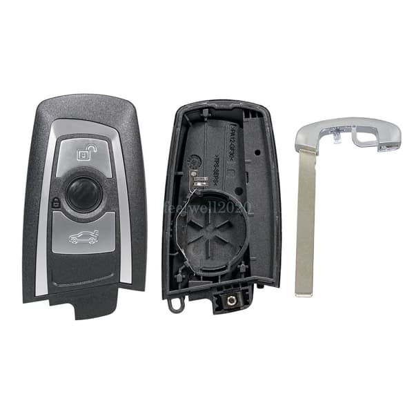 For BMW 6 Series 2012 2013 2014 2015 2016 3btn Remote Smart Key Fob Case Blade
