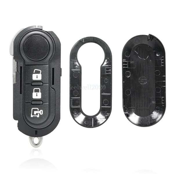 For Peugeot Boxer Citroen Relay Fiat 500 Ducato Blade Flip Remote Key Fob Case