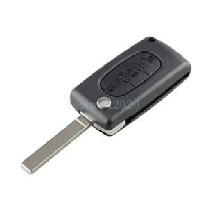 3Button Flip Remote Key Fob Case Shell VA2 Blade For Peugeot 207 307 407 308 607