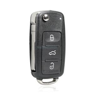 3 Button Flip Key Fob Case Shell For VW Golf Transporter Caddy Polo Beetle Caddy