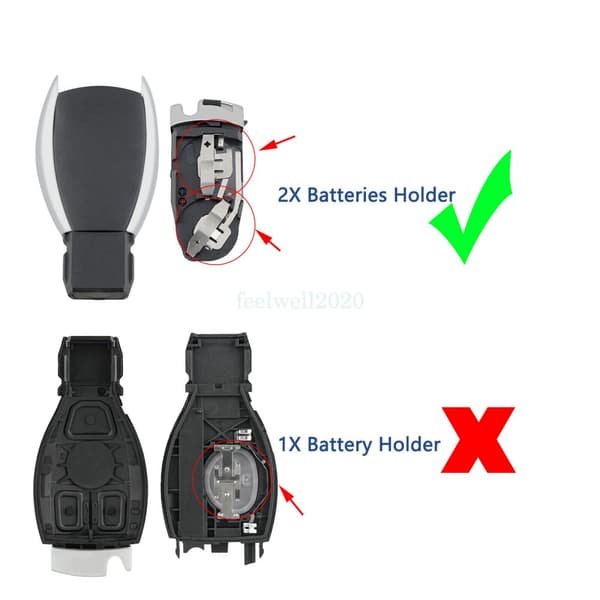 For Mercedes Benz S500 S55 S600 S65 AMG C E G R S Class CLS CLK Key Fob Case