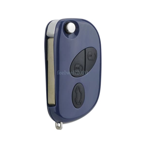 3 Button Flip Car Key Case For Maserati Gran Turismo S Quattroporte V 2007- 2012