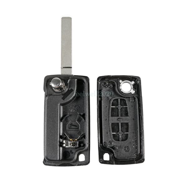 2 Button Remote Flip Key Fob Case Shell For Peugeot Partner 2013 2014 2015 2016