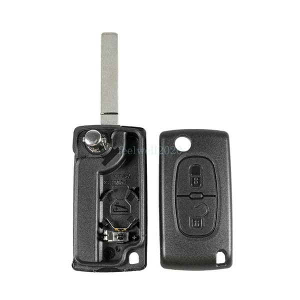 2 Button Remote Flip Key Fob Case Shell For Peugeot Partner 2013 2014 2015 2016